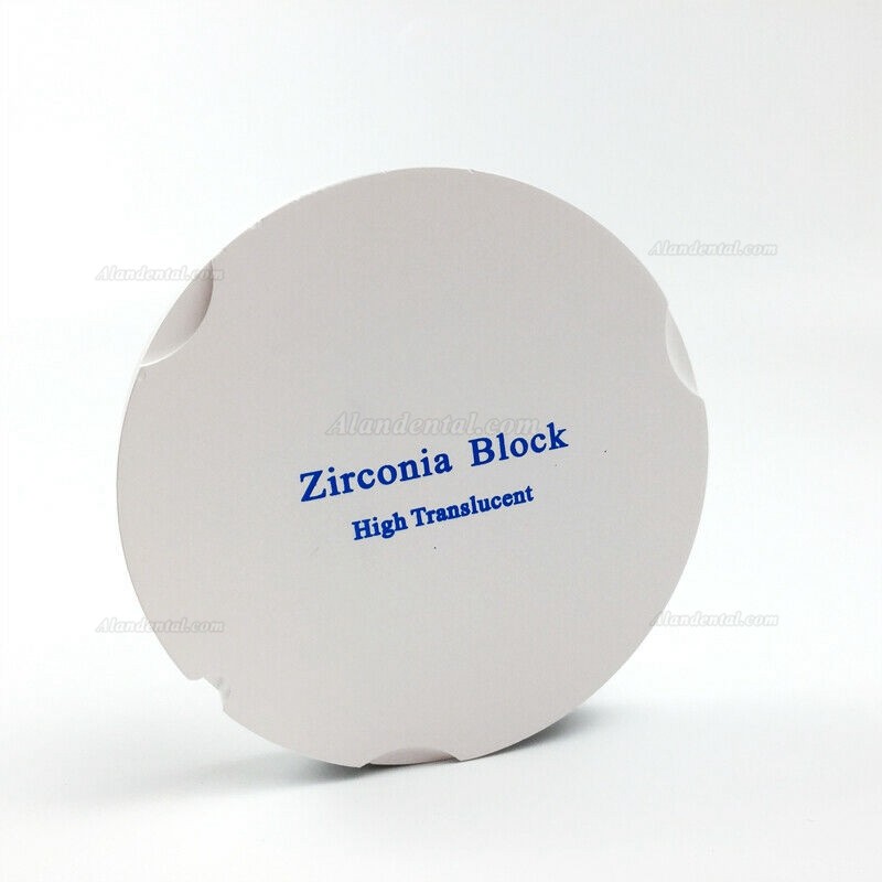 1Pcs OD95mm ST/HT Dental Zirconia Ceramic Blocks Material For ZirkonZahn System