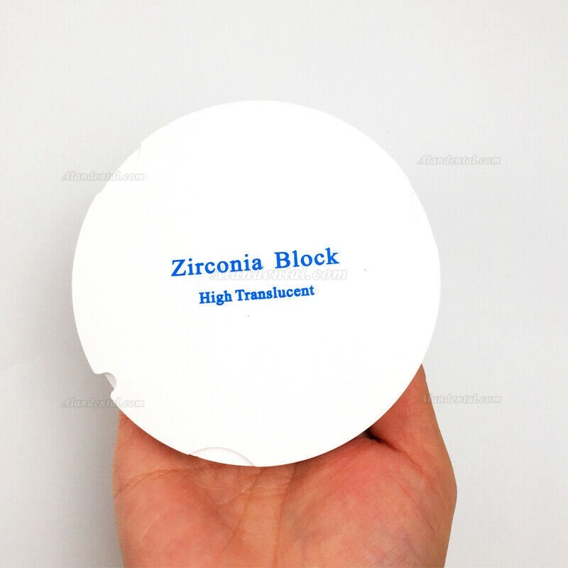 1Pcs OD95mm ST/HT Dental Zirconia Ceramic Blocks Material For ZirkonZahn System