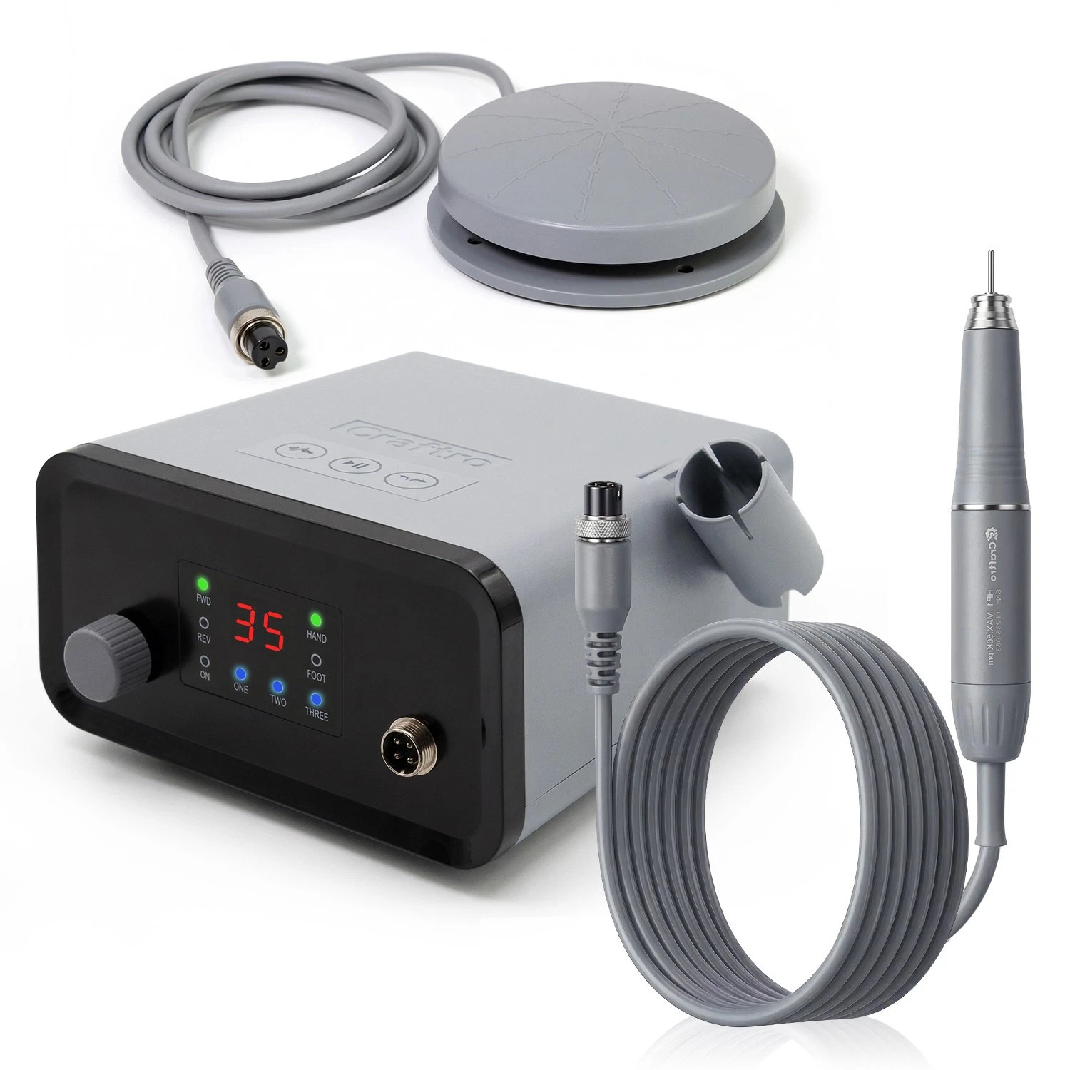Craftro VK-MM2 Dental Lab Electric Micromotor with 50K RPM Handpiece