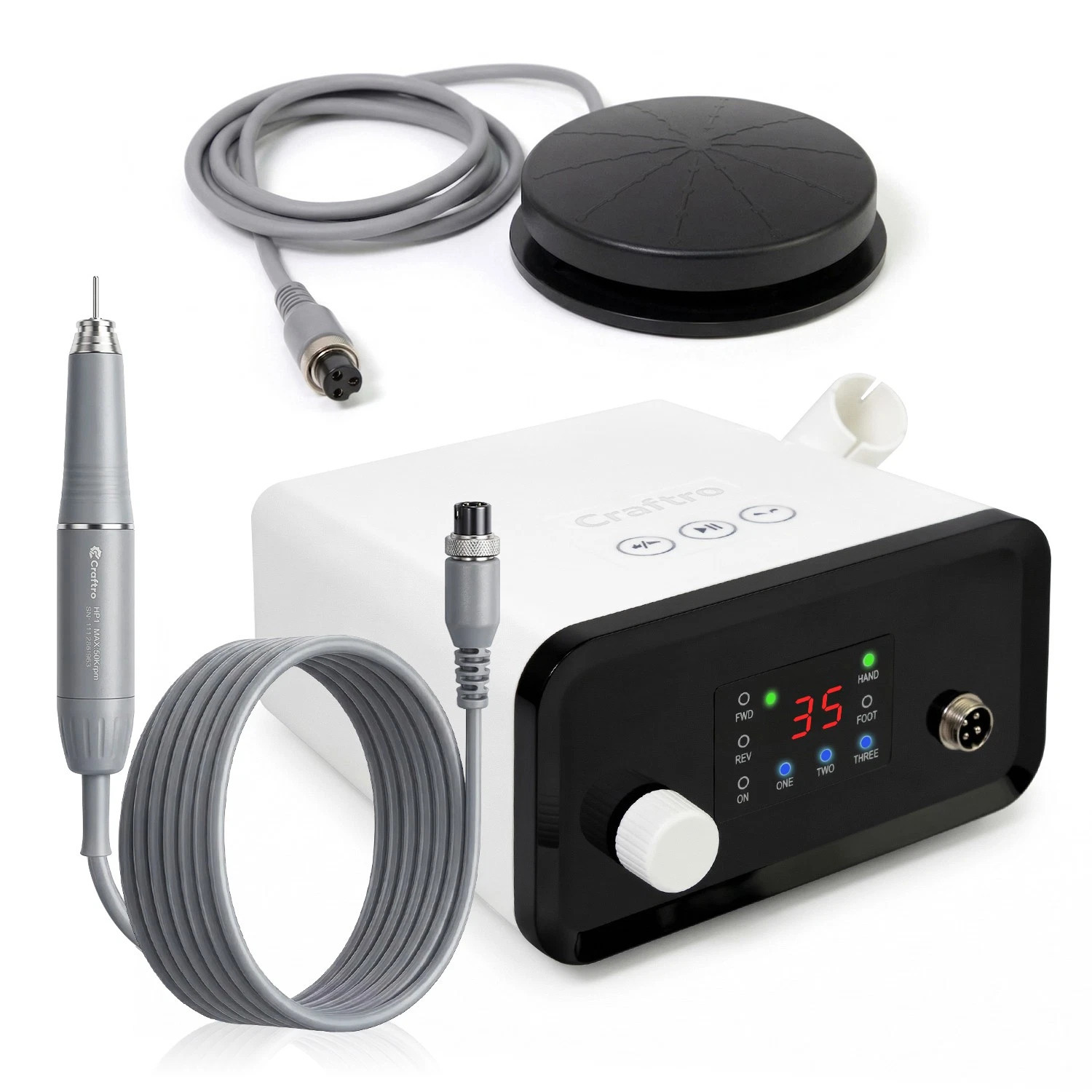 Craftro VK-MM2 Dental Lab Electric Micromotor with 50K RPM Handpiece