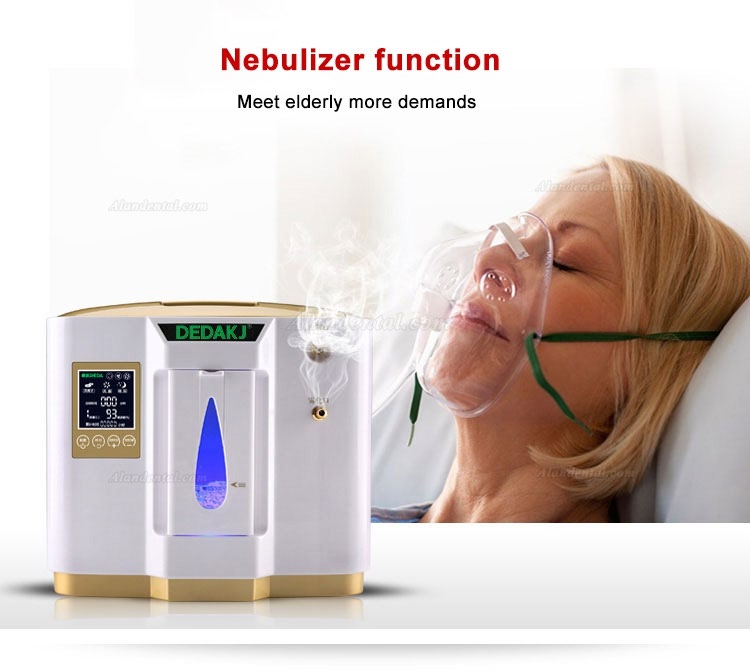 Hot High End Lightweight Oxygen Concentrator Generator Machinie With Nebulization 1L-6L Adjustable