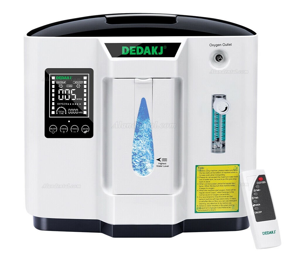 DEDA Portable Medical Home Use Oxygen Concentrator Generator Machine 1-6L/min 110V