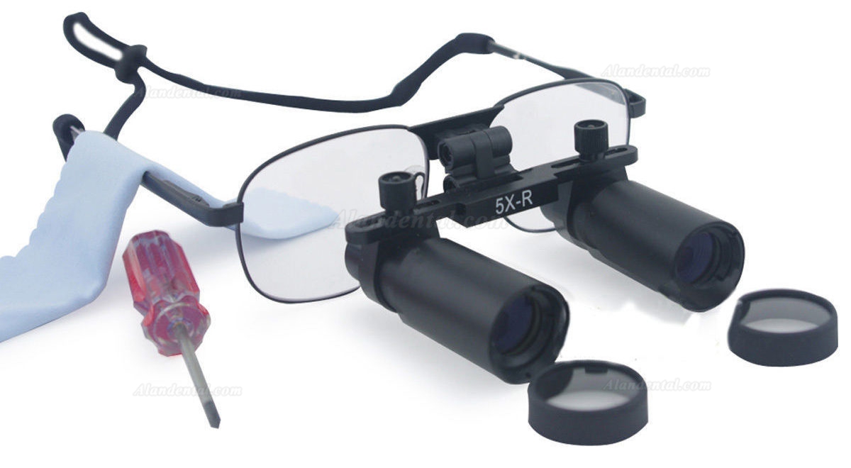 Ymarda 5.0X 420mm Dental Binocular Loupes Medical Loupes Dentist Magnifier Metal Frame