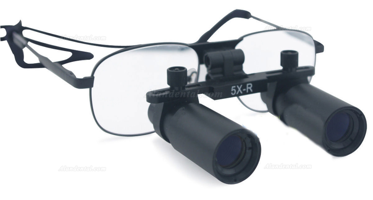 Ymarda 5.0X 420mm Dental Binocular Loupes Medical Loupes Dentist Magnifier Metal Frame