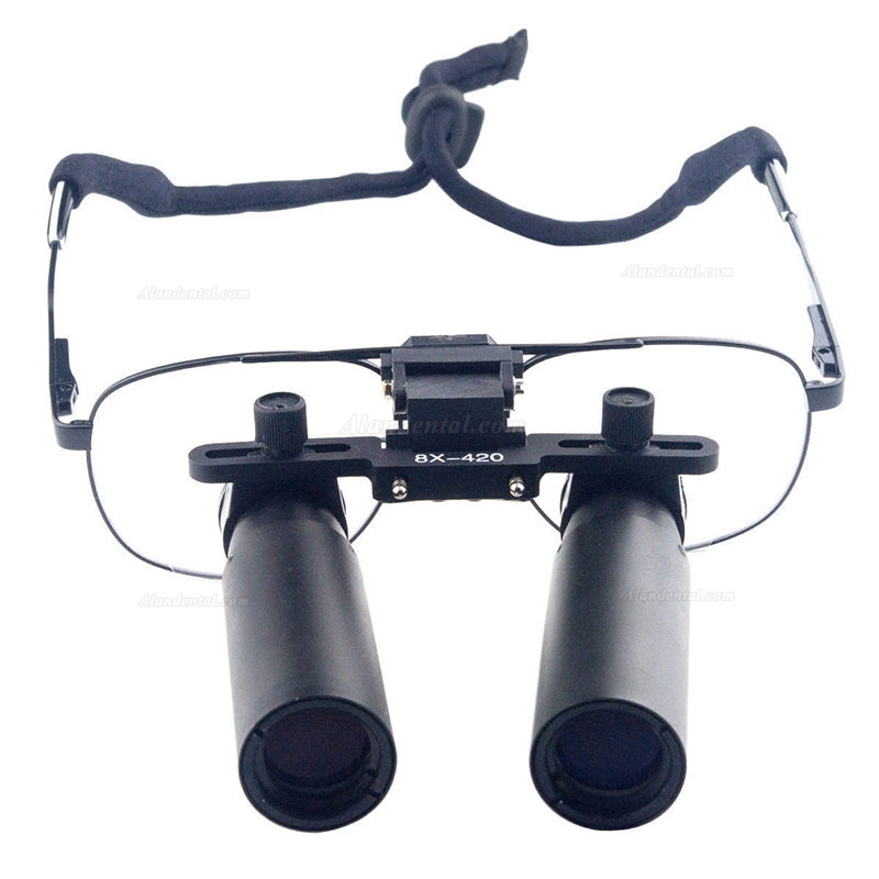 Ymarda 8.0X 420mm Dental Binocular Loupes Medical Loupes Dentist Magnifier Metal Frame