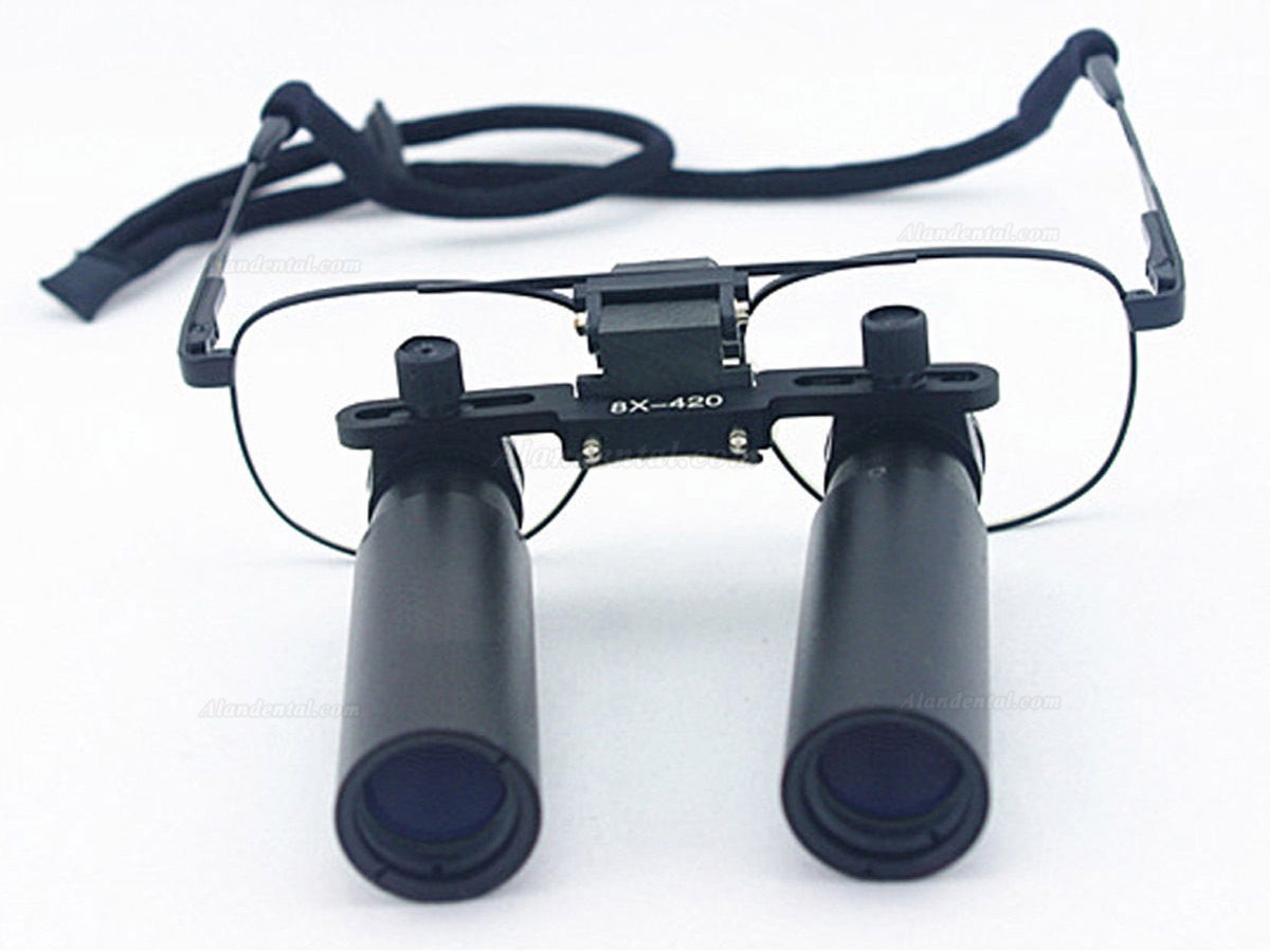 Ymarda 8.0X 420mm Dental Binocular Loupes Medical Loupes Dentist Magnifier Metal Frame