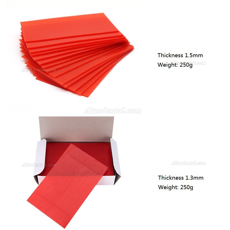 Buy Cheap 1 Box Dental Lab Base Plate Wax Orthodontic Base Plate Red ...