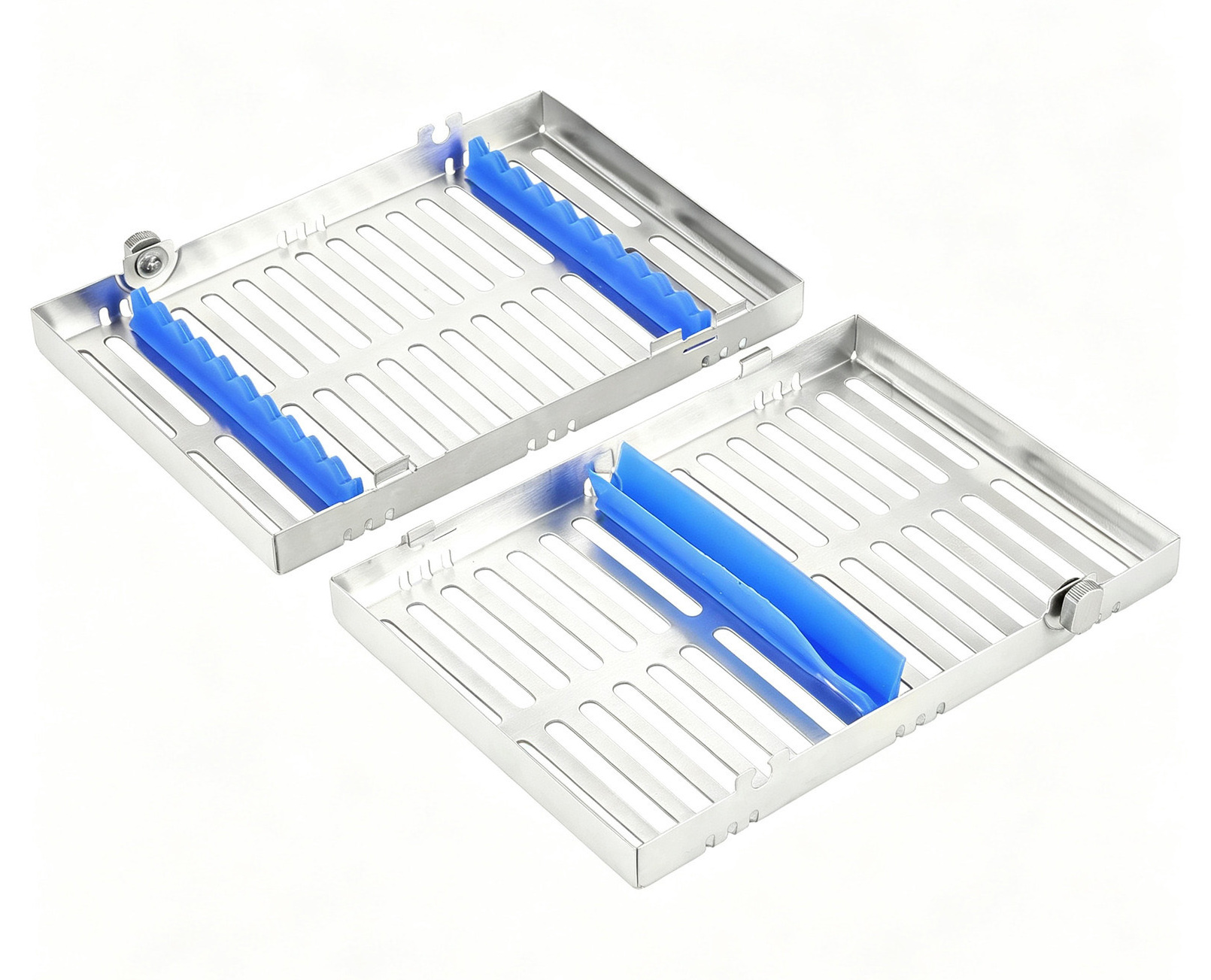 5 Pcs Dental Autoclave Sterilization Cassette Racks Boxes for Dental Instruments