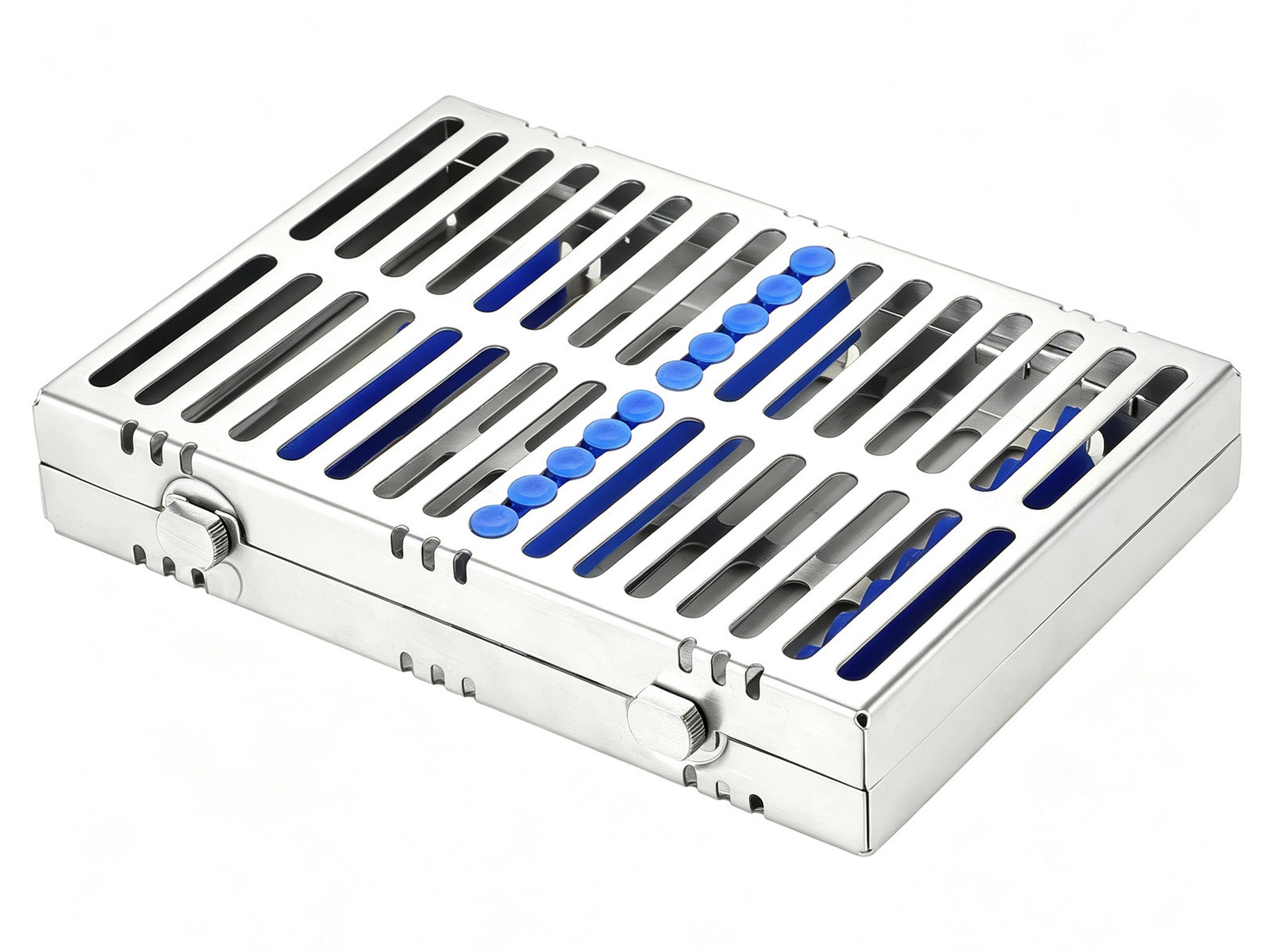 5 Pcs Dental Autoclave Sterilization Cassette Racks Boxes for Dental Instruments
