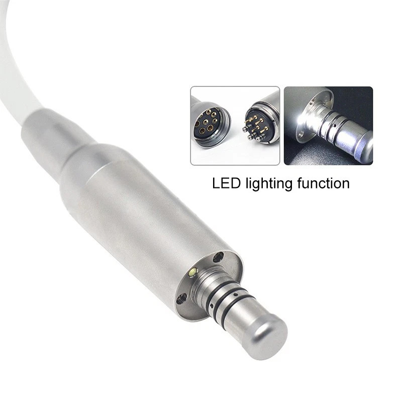 Dental Built-in LED Electric Motor Button Type Brushless Micromotor