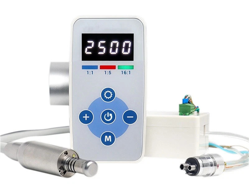 Dental Built-in LED Electric Motor Button Type Brushless Micromotor