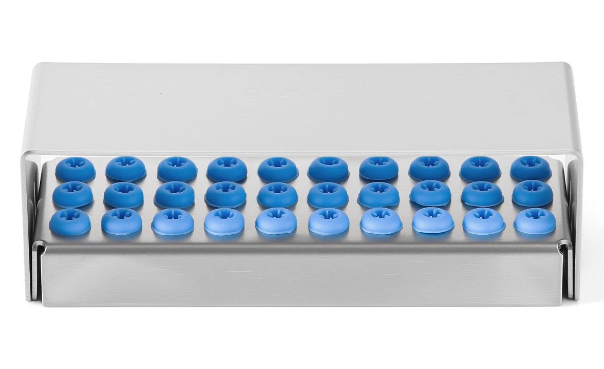 30 Holes Dental Bur Holder Disinfection Block Case Box / Stand