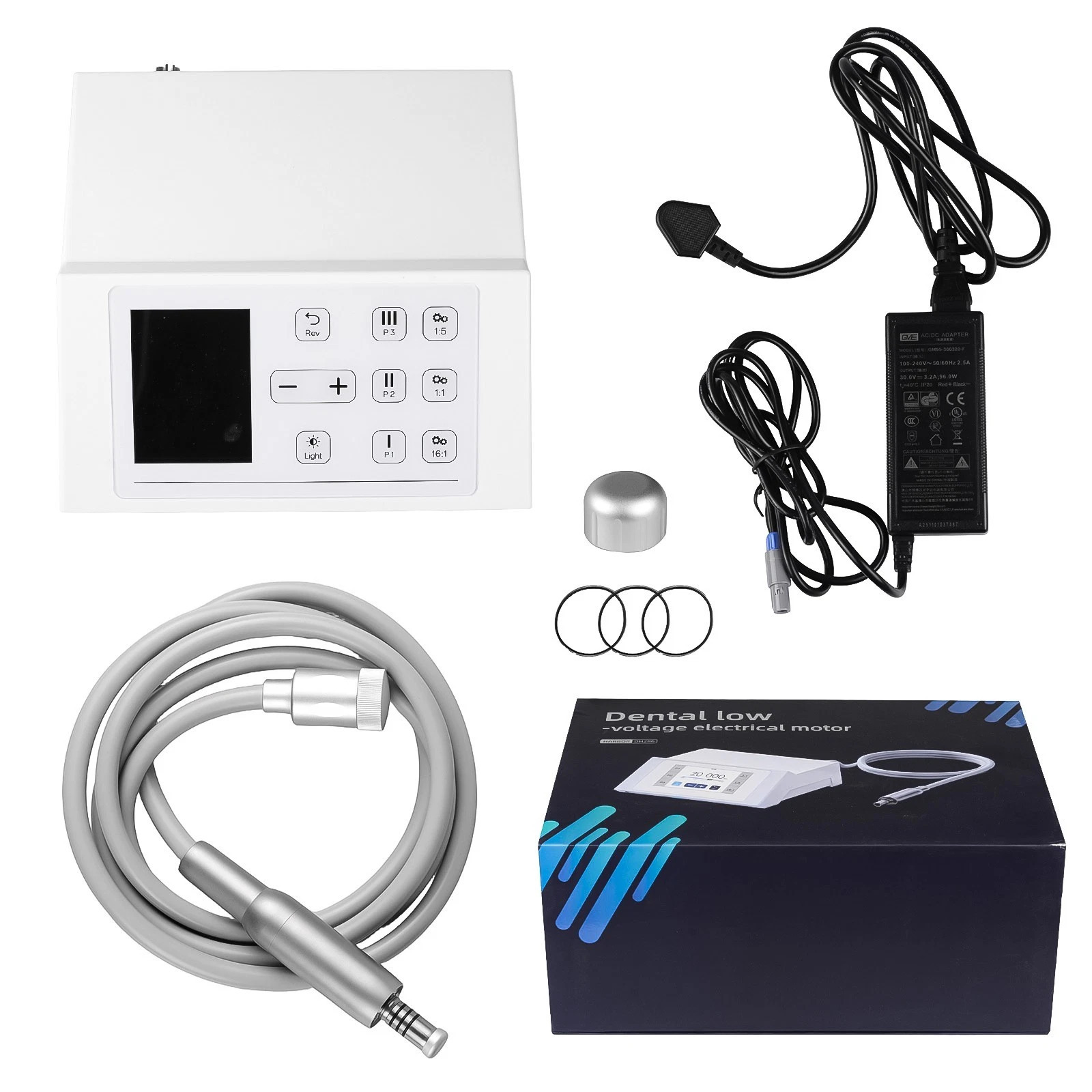 Dental LED Brushless Electric Micromotor 2000-40000rpm 4Hole