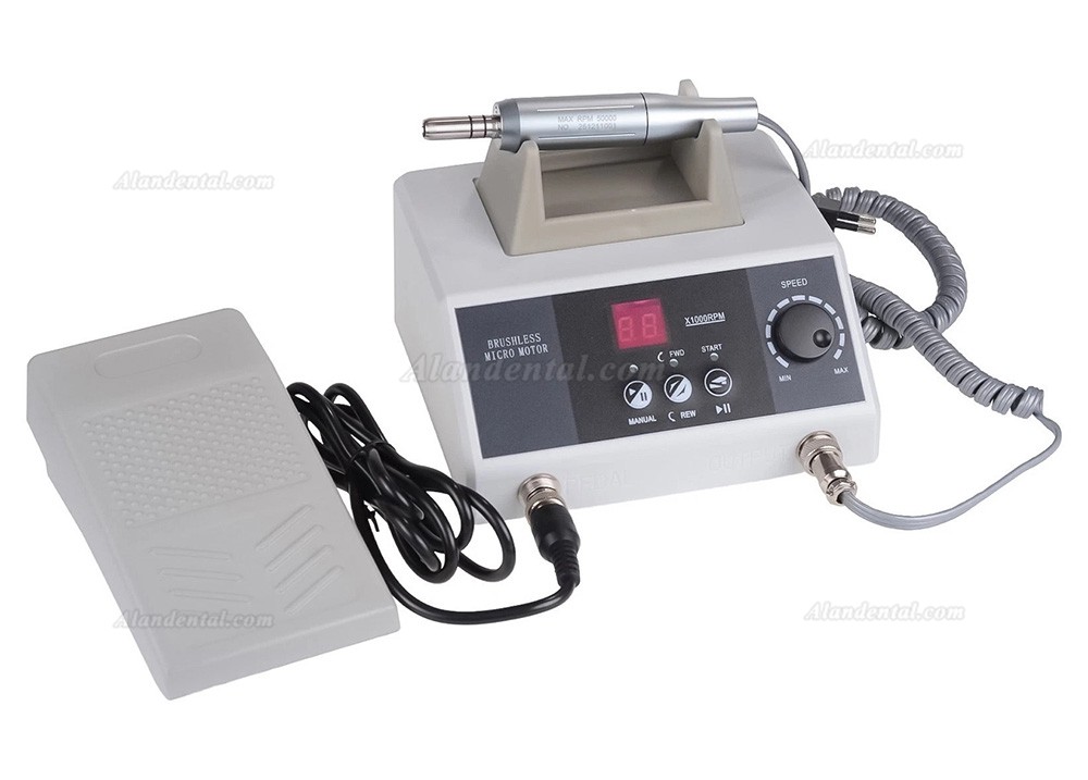 Dental Lab Polishing Grinder with 50KRPM E-Type Brushless Micromotor