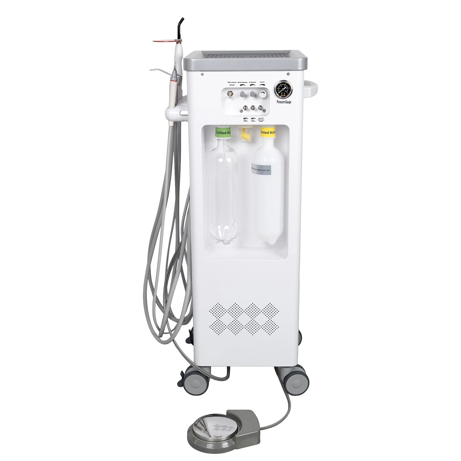 ANZHI AZ-202-2 Portable Dental Mobile Delivery Unit with Air Compressor + UItrasonic Scaler