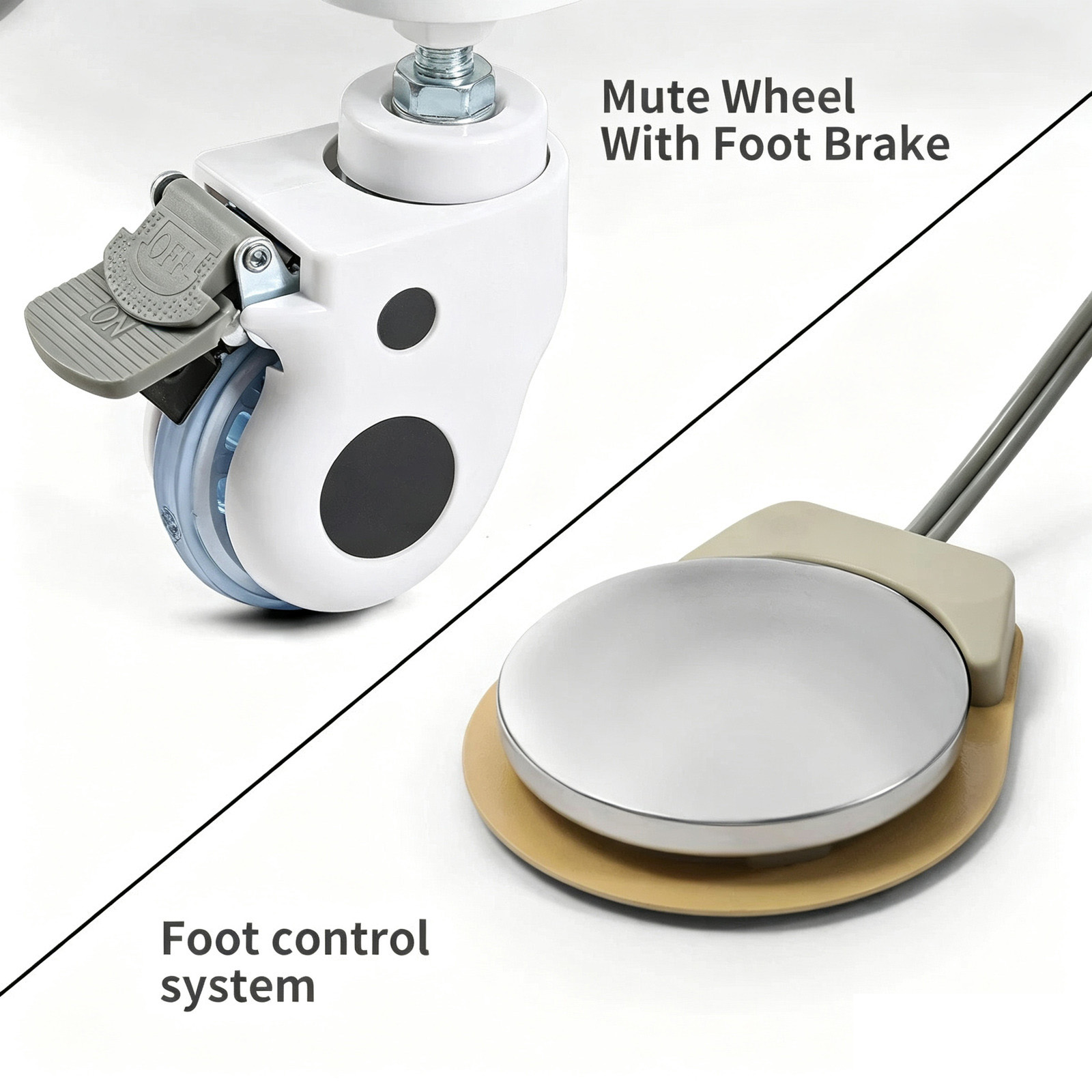 Dental Portable Delivery Unit System 4Holes with Air Compressor & Liftable Function