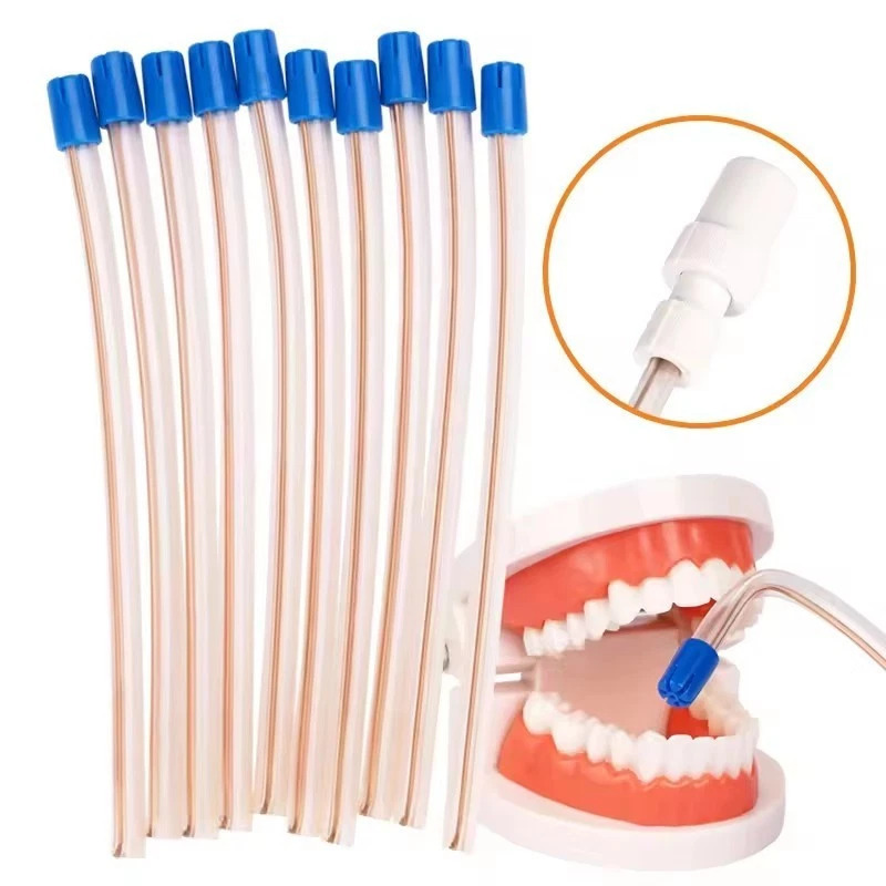 100 Pcs Low-Volume Disposable Dental Saliva Ejector Tips