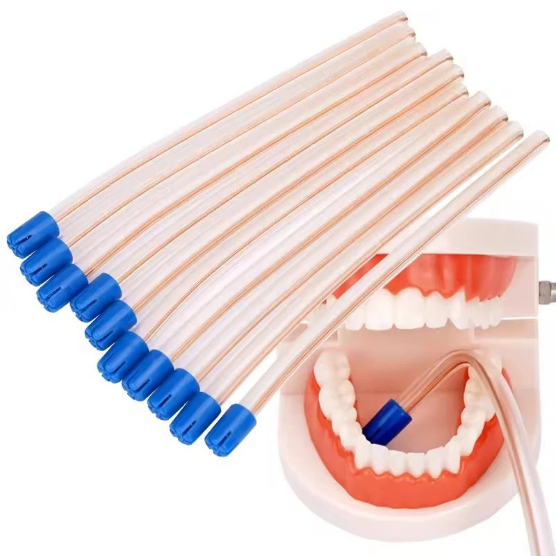 100 Pcs Low-Volume Disposable Dental Saliva Ejector Tips
