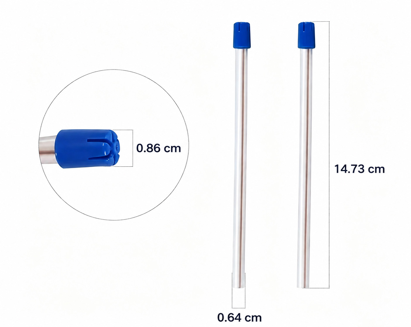 100 Pcs Low-Volume Disposable Dental Saliva Ejector Tips