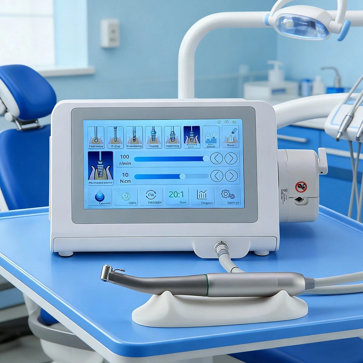 Betterway Surgic G3 Dental Surgical Implant Motor System + 20:1 Contra Angle Handpiece