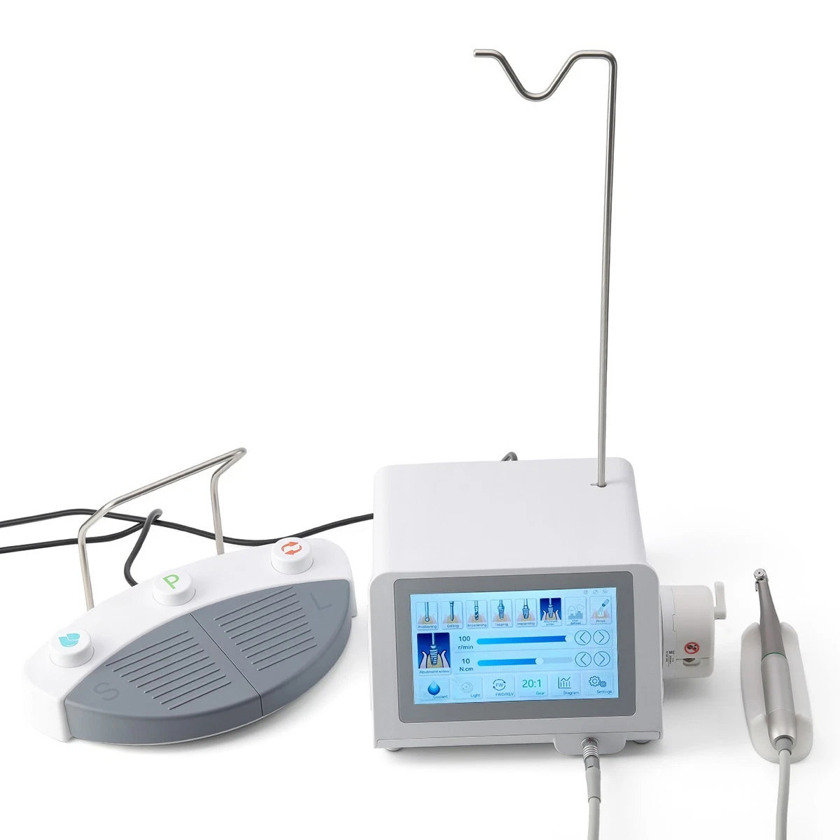 Betterway Surgic G3 Dental Surgical Implant Motor System + 20:1 Contra Angle Handpiece