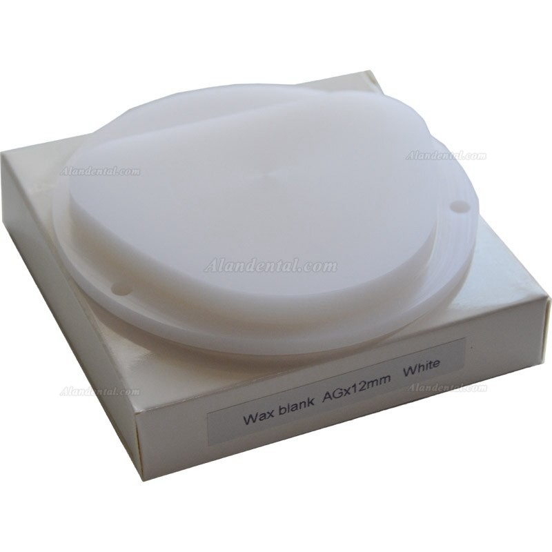 10 Pcs 89*71*25mm Dental Blue/White Wax Disc Blocks For Amann Girrbach CAD/CAM System