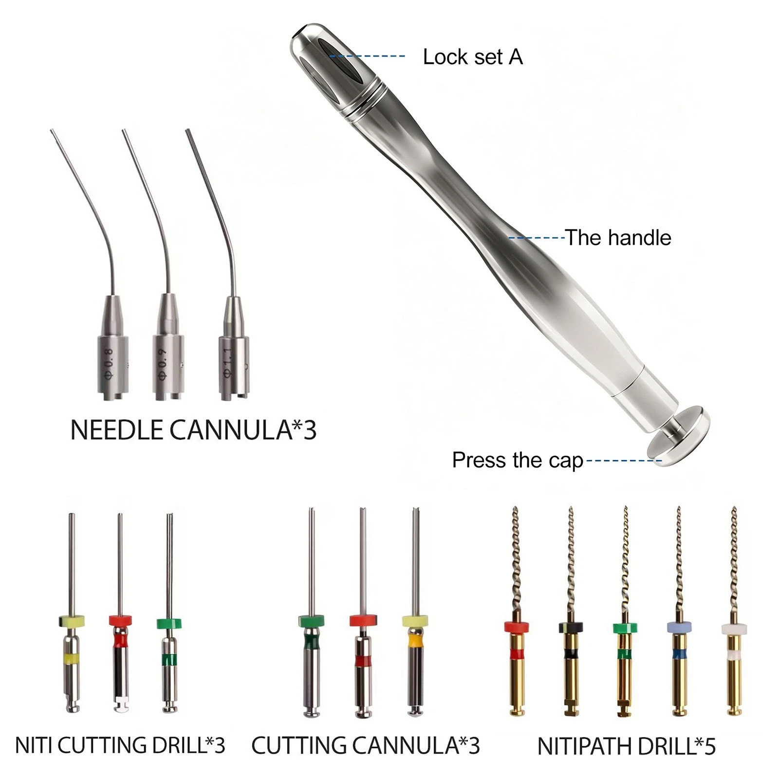 Dental Endo File Removal System Root Canal Broken File Extractor