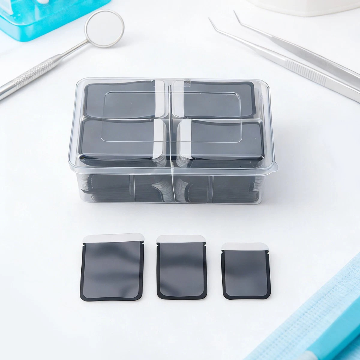 500Pcs/Box Barrier Envelopes #0-#4 For Dental X Ray Digital Phosphor Plate
