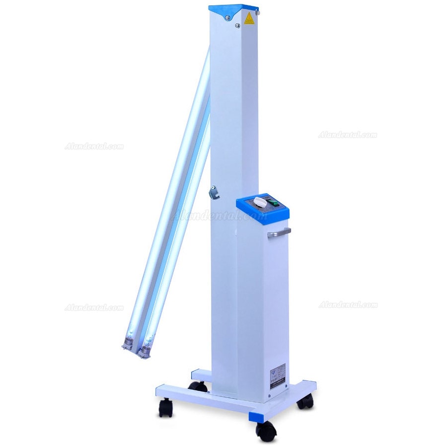 FY® 30DC Mobile Portable Medical UV Disinfection Ultraviolet Lamp Sterilizer Trolley Philips UV Lamps Tube 30W×2