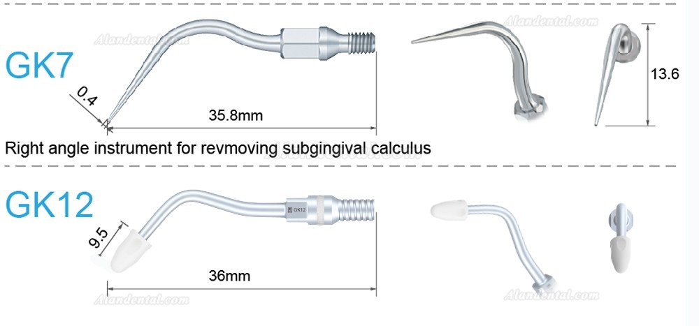 5Pcs Refine® Dental Air Scaler Tips GK1 GK2 GK3 GK4 GK5 GK6 GK7 GK12 GK14 GK16 Fit KAVO SONICflex Scaler Handpiece