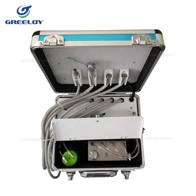 Greeloy GU-P 202 Mobile dental delivery system mini portable dental unit for veterinarian