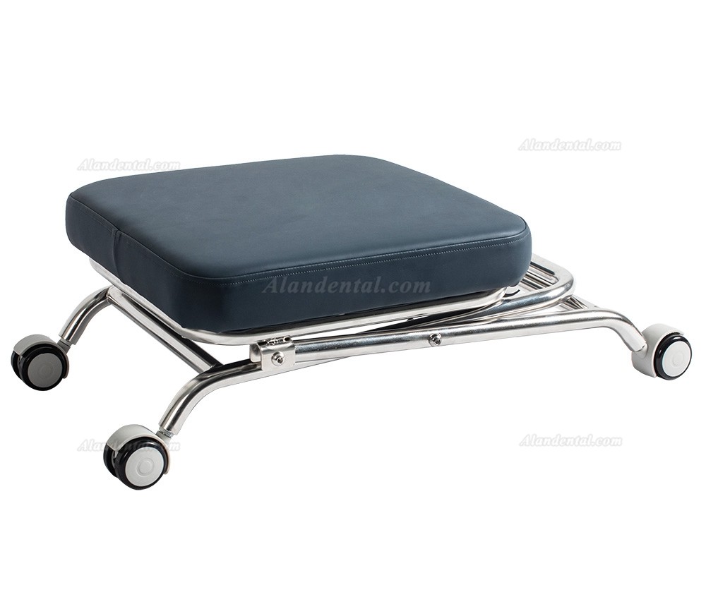 Greeloy GU-P103 Portable Dental Folding Stools for Dentist (304 Stainless Steel Frame)