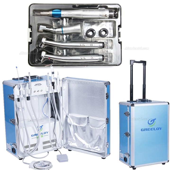 Greeloy® GU-P206 Portable Unit + Dental Handpiece Unit