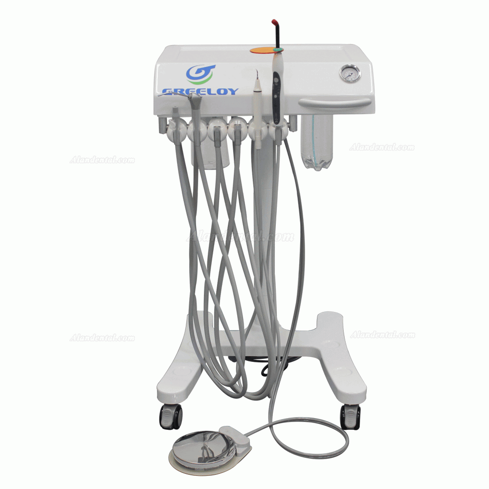 Greeloy®GU-P302 Dental Delivery Units Built-in LED Curing Light +Ultrasonic Scaler