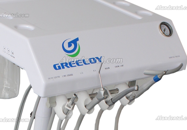 Greeloy®GU-P302 Dental Delivery Units Built-in LED Curing Light +Ultrasonic Scaler