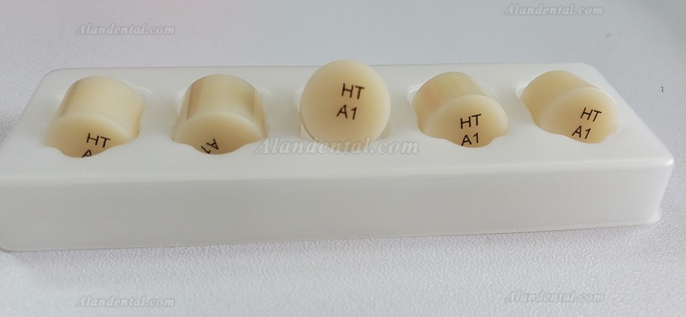 10PCS Dental Lab Lithium Disilicate Glass Ceramic Block LiSi Pills Emax Press Block 