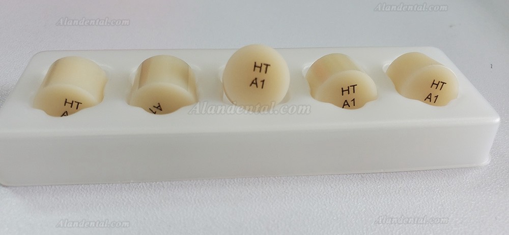 10PCS Dental Lab Lithium Disilicate Glass Ceramic Block LiSi Pills Emax Press Block 