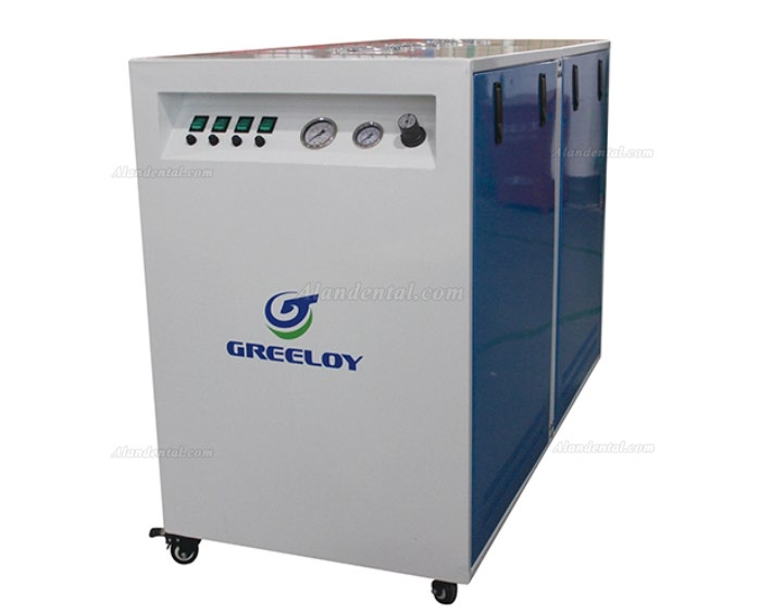 Greeloy® GA-84X Dental Oilless Air Compressor with Silent Cabinet