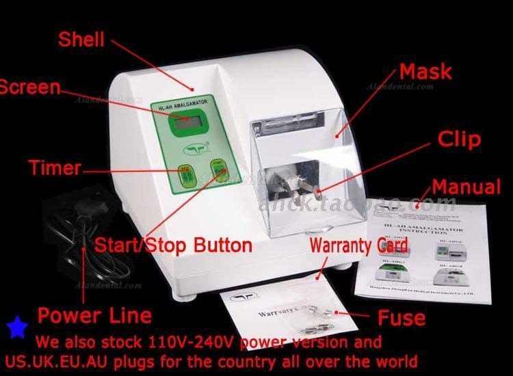 ZoneRay® Dental HL-AH G5 Amalgamator - Specifications