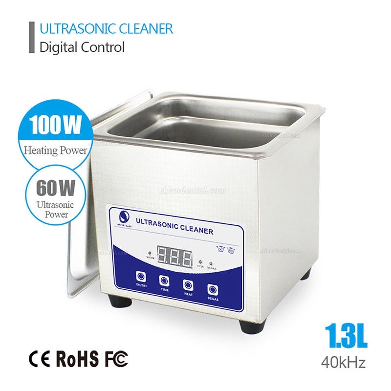Stainless Steel 1.3L Liter Industry Heated Ultrasonic Cleaner Heater Timer