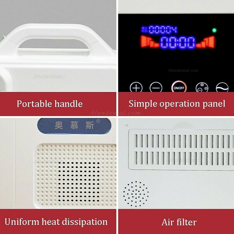 Portable Intelligent Home Car Oxygen-Concentrator Generator 1L/min Machine