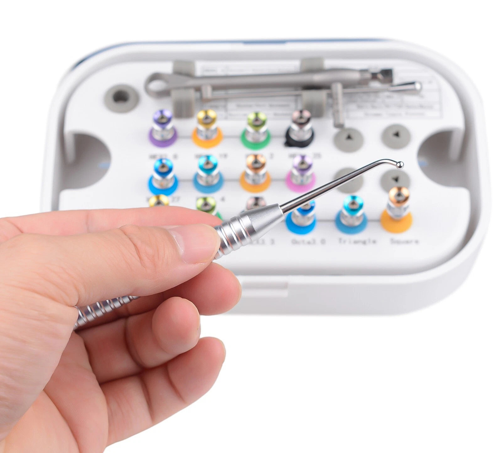 Dental Universal Implant Restoration Repair Tool with Screwdriver Carrier