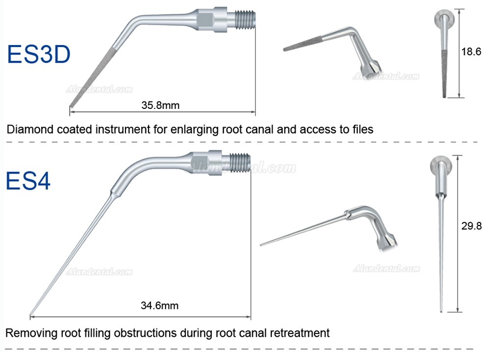 5Pcs Refine® Dental Air Scaler Root Canal Tips ES3D ES4D ES5D ES10D ES14 ES14D ES15 ES15D for Sirona Air Scaler