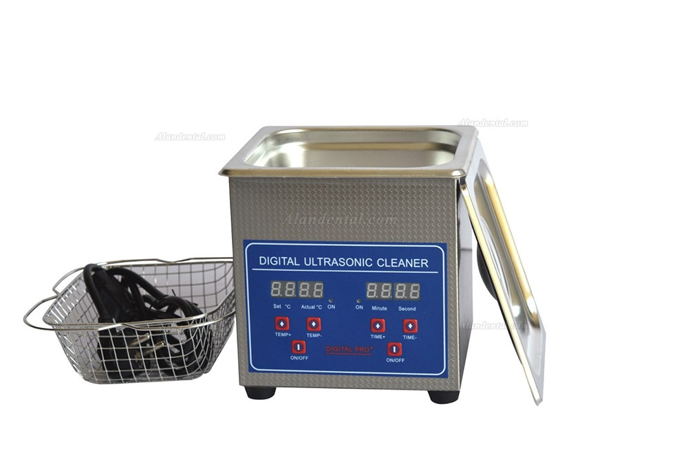 1.3L Digital Control LCD Stainless Steel Ultrasonic Cleaning Machine JPS-08A New