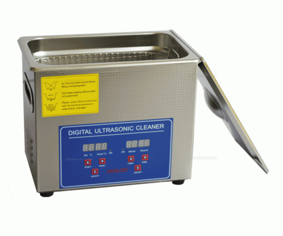 3L Tank Capacity Stainless Ultrasonic Cleaner with Cleaning Basket 110V/220V