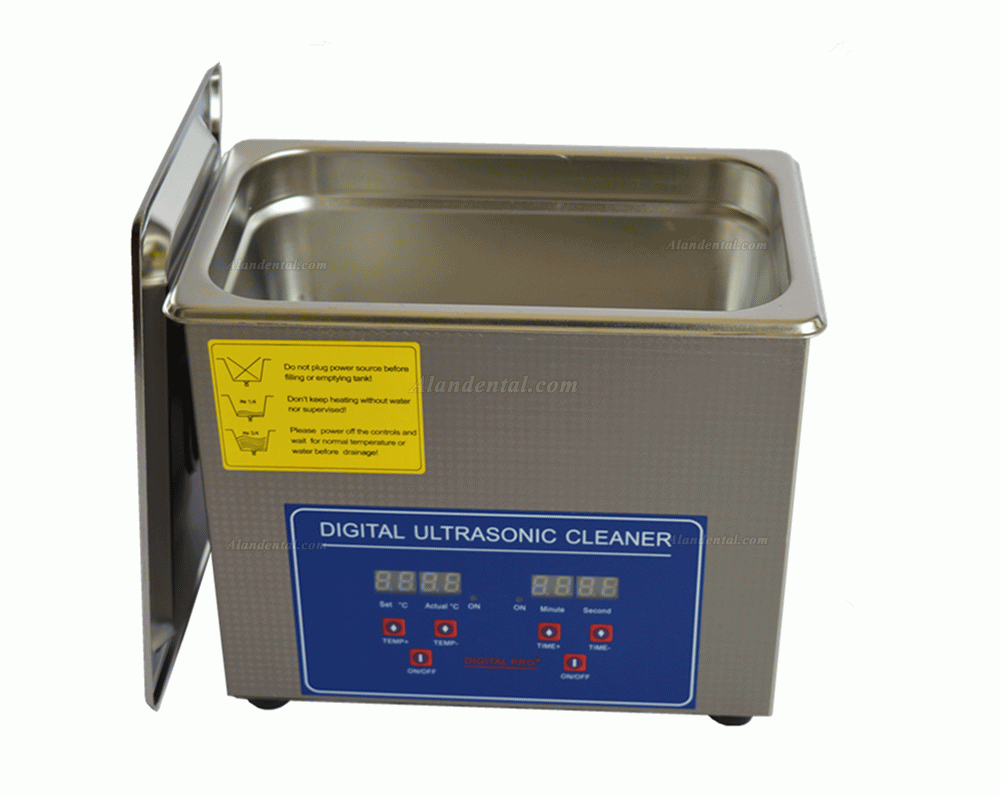 3L Tank Capacity Stainless Ultrasonic Cleaner with Cleaning Basket 110V/220V