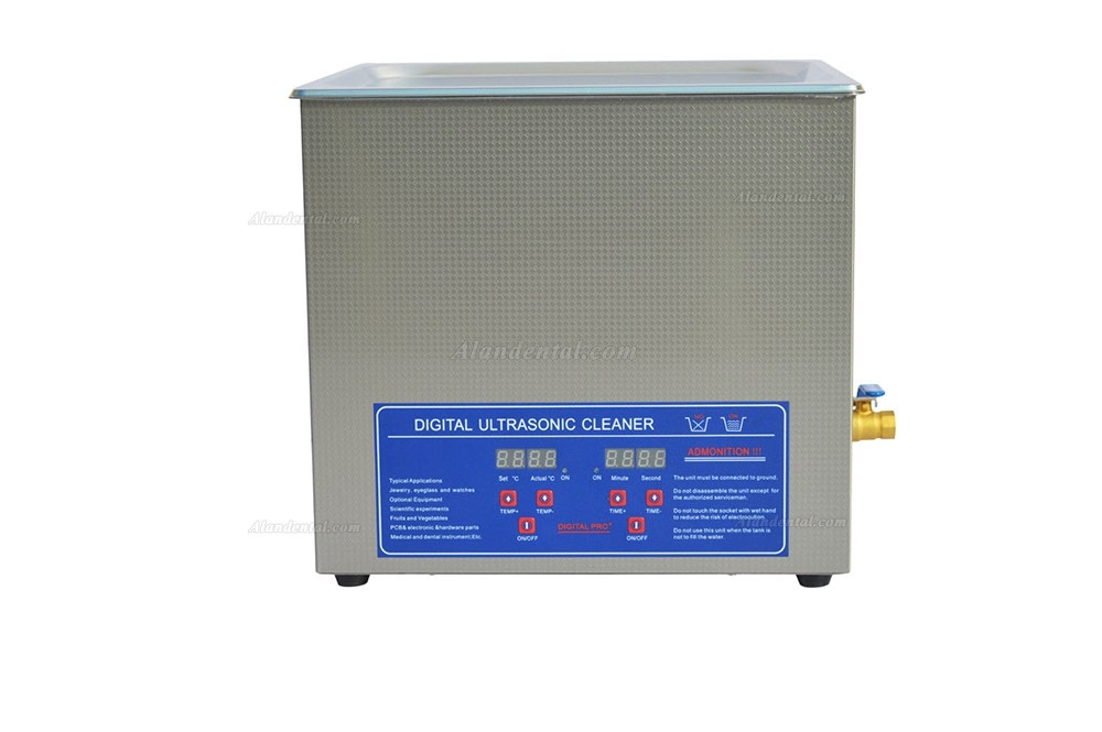 16L Stainless Ultrasonic Cleaner JPS-70A with Digital Control LCD ＆ NC Heating