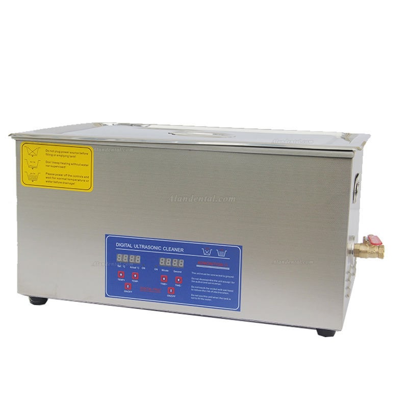 22L Stainless Ultrasonic Cleaner JPS-80A with Digital Control LCD ＆ NC Heating