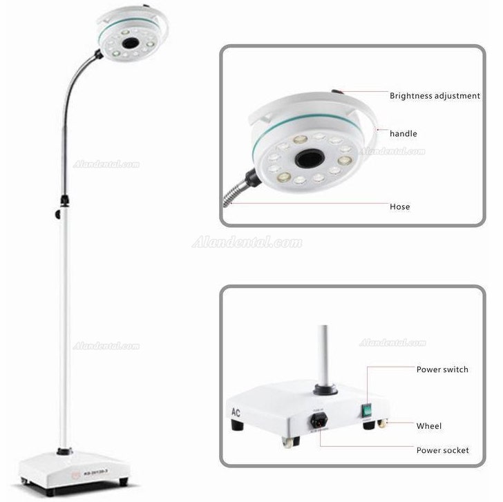 KWS® KD-2012D-3 Medical surgical LED shadowless lamp (with base, stand type)