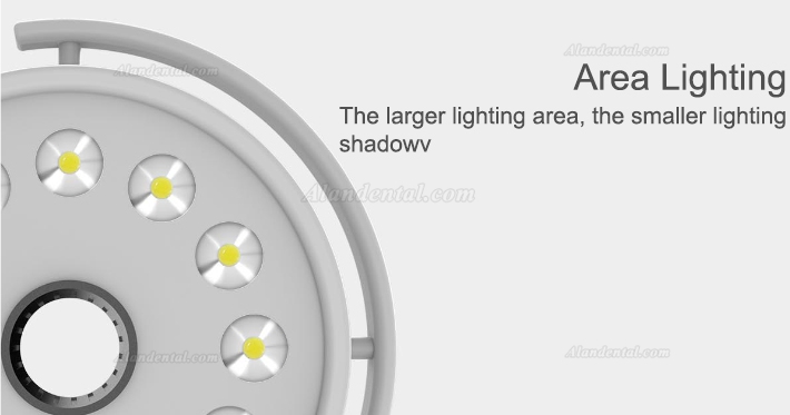 KWS® KD-2012D-3 Medical surgical LED shadowless lamp (with base, stand type)